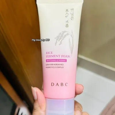 Dabo Whitening & Shining Rice Ferment Foam Face Wash 100ml