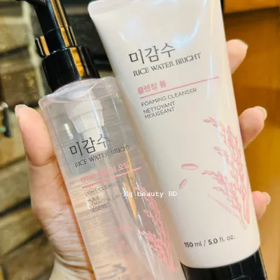 Korean double cleansing Skin combo (For bright and clean skin)