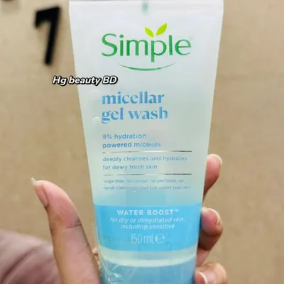 Simple Water Boost Micellar Facial Gel Wash 150ml