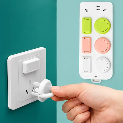 Child Safety Protection Socket Plug Protector 1 packet (10pcs)