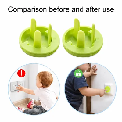 Child Safety Protection Socket Plug Protector 1 packet (10pcs)