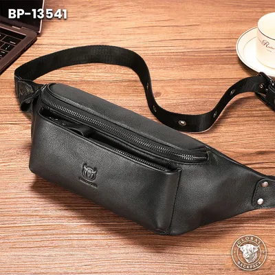 Captain Cow Genuine Leather Crossbody Chest Bag