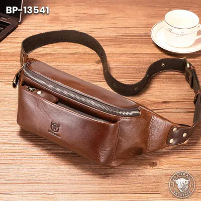 Captain Cow Genuine Leather Crossbody Chest Bag