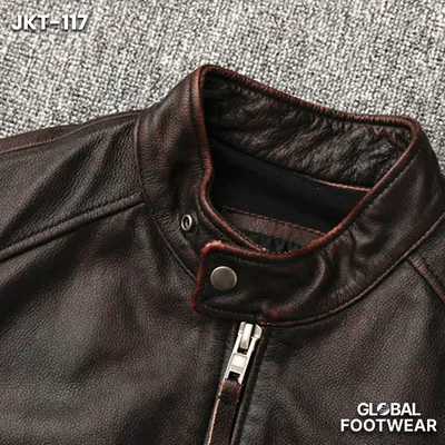 Men’s Genuine Leather Classic Sheepskin Jacket