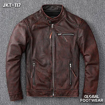 Men’s Genuine Leather Classic Sheepskin Jacket
