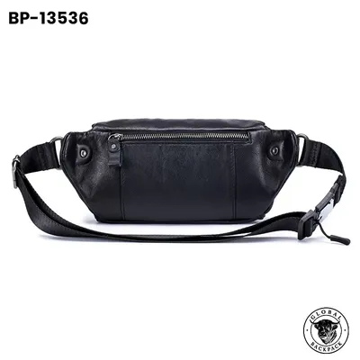 Lion Leiden Genuine Leather Men's Crossbody Chest Bag