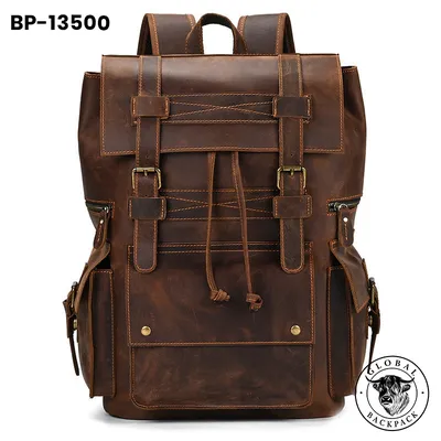 Genuine Leather Large-Capacity Travel Bag