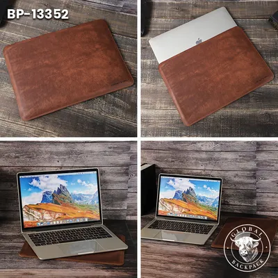 For new macbook air 13.6 protective case leather simple apple laptop Bag