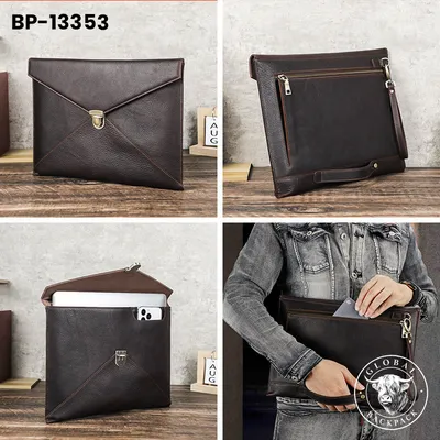 Macbook Pro13/14 Cowhide Computer Protective Case Envelope Laptop Bag