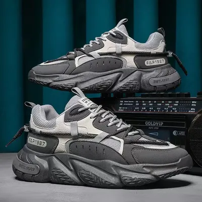 Trendy Lace Up Premium Sports Shoes 