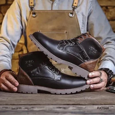 Premium Leather High-top British Martin Boots