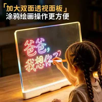 Reusable Acrylic LED Writing Board for Shops & Stalls
