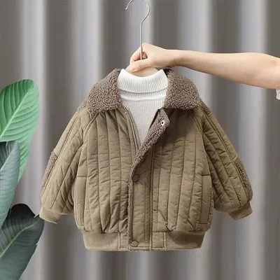 Boys' New Style Cotton-padded Winter Coat