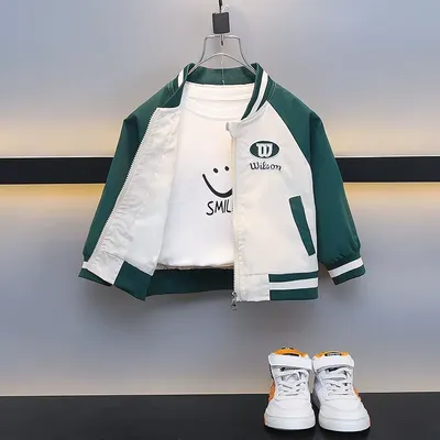 Boys’ Classic Baseball Jacket