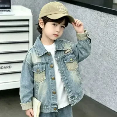 Boys' New Korean Stylish Denim Jacket
