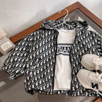 Children's Coat Casual Printed Jacket 