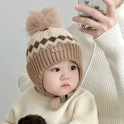 Korean-style Wool Winter Hats For Children