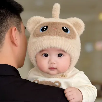 Baby Plush-Lined Winter Hat