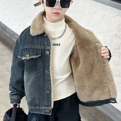 Velvet Handsome Winter Quilted Denim Jacket