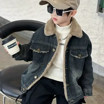 Velvet Handsome Winter Quilted Denim Jacket