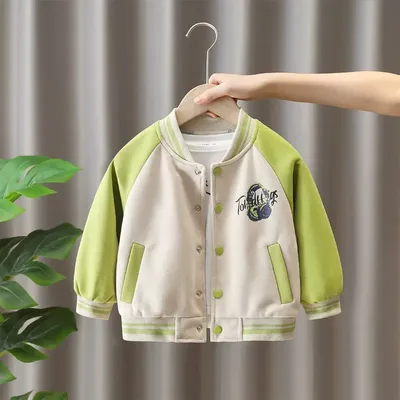 Boys Fashion Style Baseball Jacket