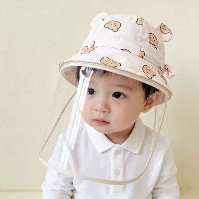 Baby Anti-Dust Proof Isolation Masks Adjustable Hats