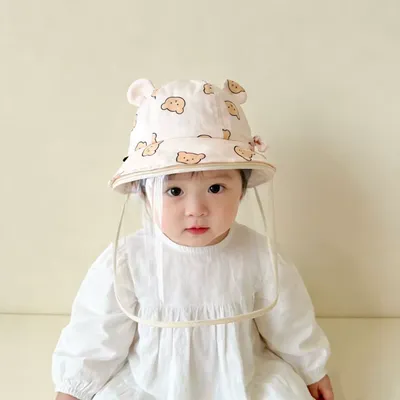 Baby Anti-Dust Proof Isolation Masks Adjustable Hats