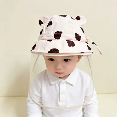Baby Anti-Dust Proof Isolation Masks Adjustable Hats