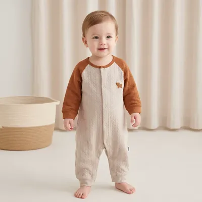 Baby New Stylish Long-Sleeve Jumpsuit