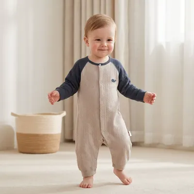 Baby New Stylish Long-Sleeve Jumpsuit