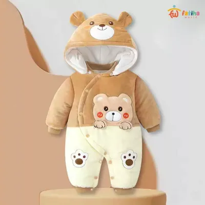 Baby Winter Thickened Cotton Jumpsuit