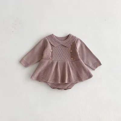 Baby Girl Knitted  Stylish Winter Sweater