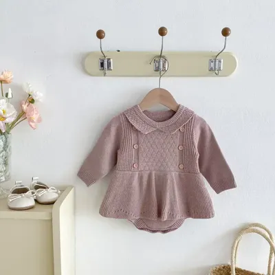 Baby Girl Knitted  Stylish Winter Sweater
