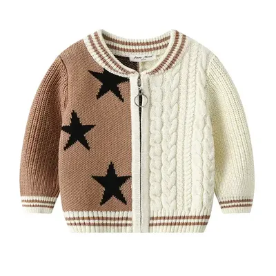 Children's Winter Baseball Knitted Sweater