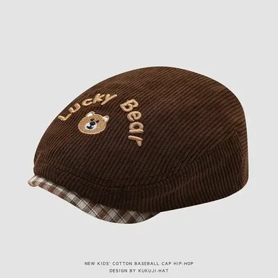  Bear Corduroy Baseball Cap 