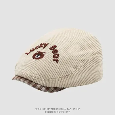 Bear Corduroy Baseball Cap 