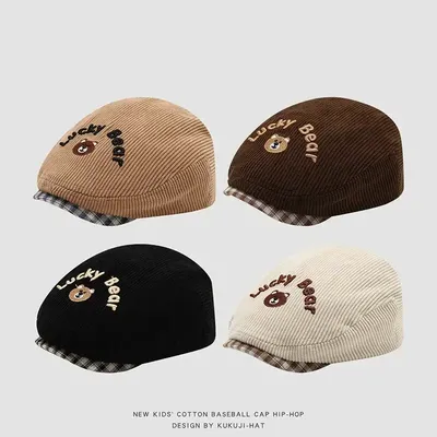  Bear Corduroy Baseball Cap 