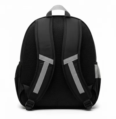 Batman "Arkham Knight" 3D Armor Kids School Backpack – Stealth Black Edition with Spine Support