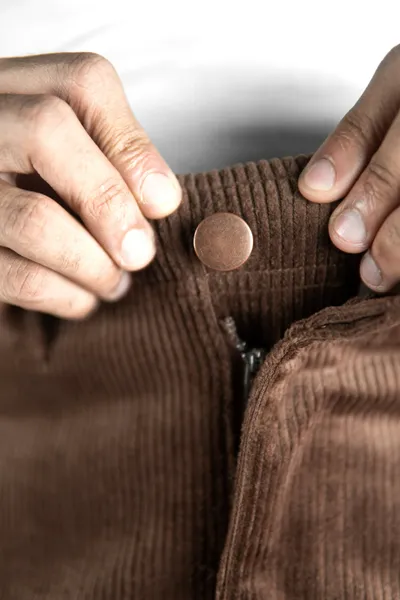 Basics Highwaisted Carpenter Pants in Dark Brown