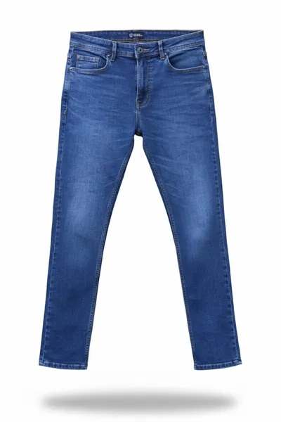 Classic Blue Denim Jeans – Slim Fit