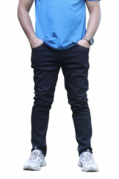 Classic Black Slim Fit Denim Jeans
