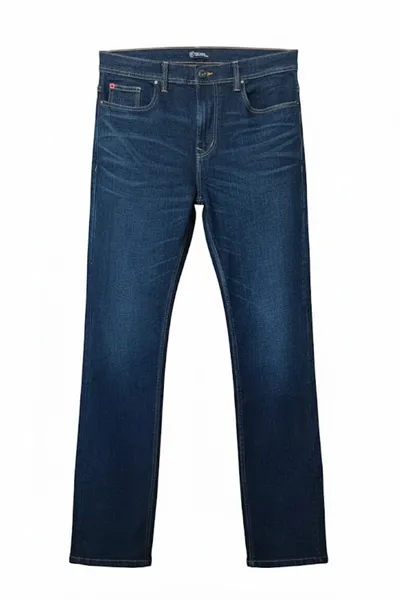 Classic Dark Blue Slim Fit Denim Jeans