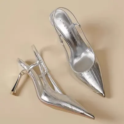 New Arrival Pointed-Toe Solid Color Stiletto-Heel 6-8cm