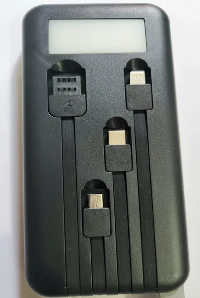  Monstar Powerbank 10000 mAh Built In Cable and Led Light 