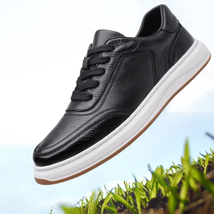 TOP-GRAIN COWHIDE MEN'S CASUAL SHOES GB-1550