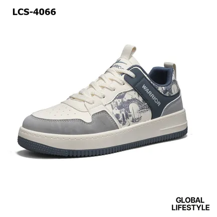Warrior Men's White Lightweight Casual Sneakers