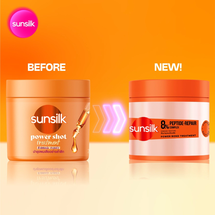 Sunsilk 8% Peptide-Repair Complex Damage Restore Power Bond Treatment 250ml