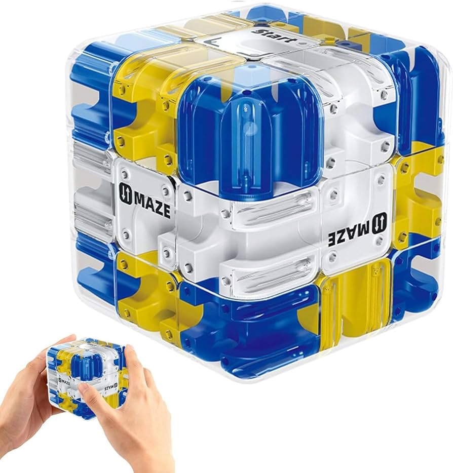 3D Puzzle Maze Cube- Engaging Brain Teaser Toy For Kids & Adults