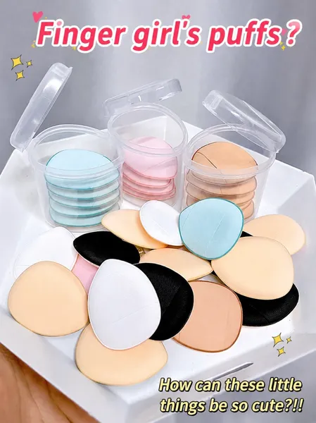 Coloring Mini Finger Puff with Box (6 pcs)