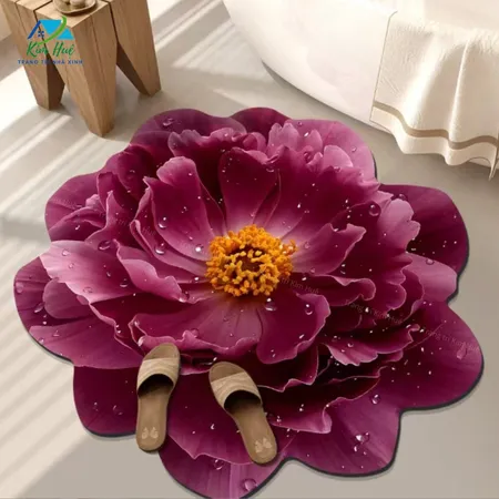 3D Pattern Non-Slip Absorbent Bathroom & Floor Mat